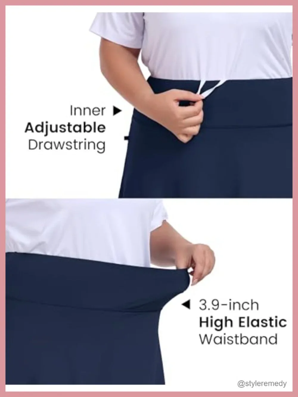 Women's Plus Size Athletic Skort 20